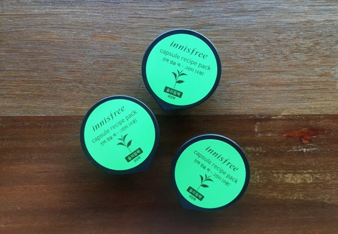 innisfree capsule recipe pack greentea